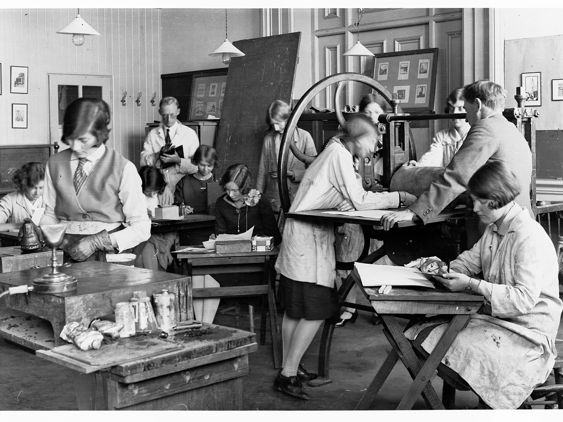 Etching and press class. Beginner printing presses: first principles
