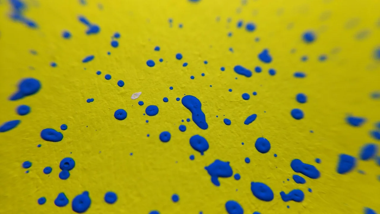 painting, paint, yellow, blue, splatter, zoom, colour, splatter, splatter, splatter, splatter, splatter. Printmaking mistakes worth avoiding early