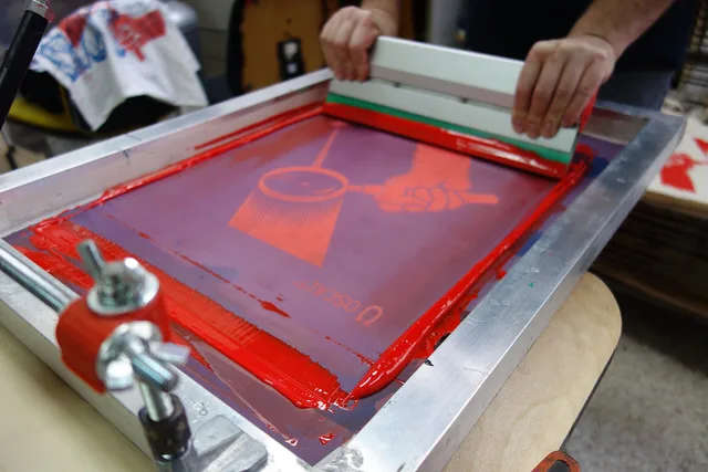 Photos from the production process of the promo materials (posters and tote bags) of the fourth edition of Open Source Conference Albania that takes place in Tirana Albania in the second weekend of May 2017. The materials were printed using the silkscreen method. 4 points worth checking on home printmaking projects