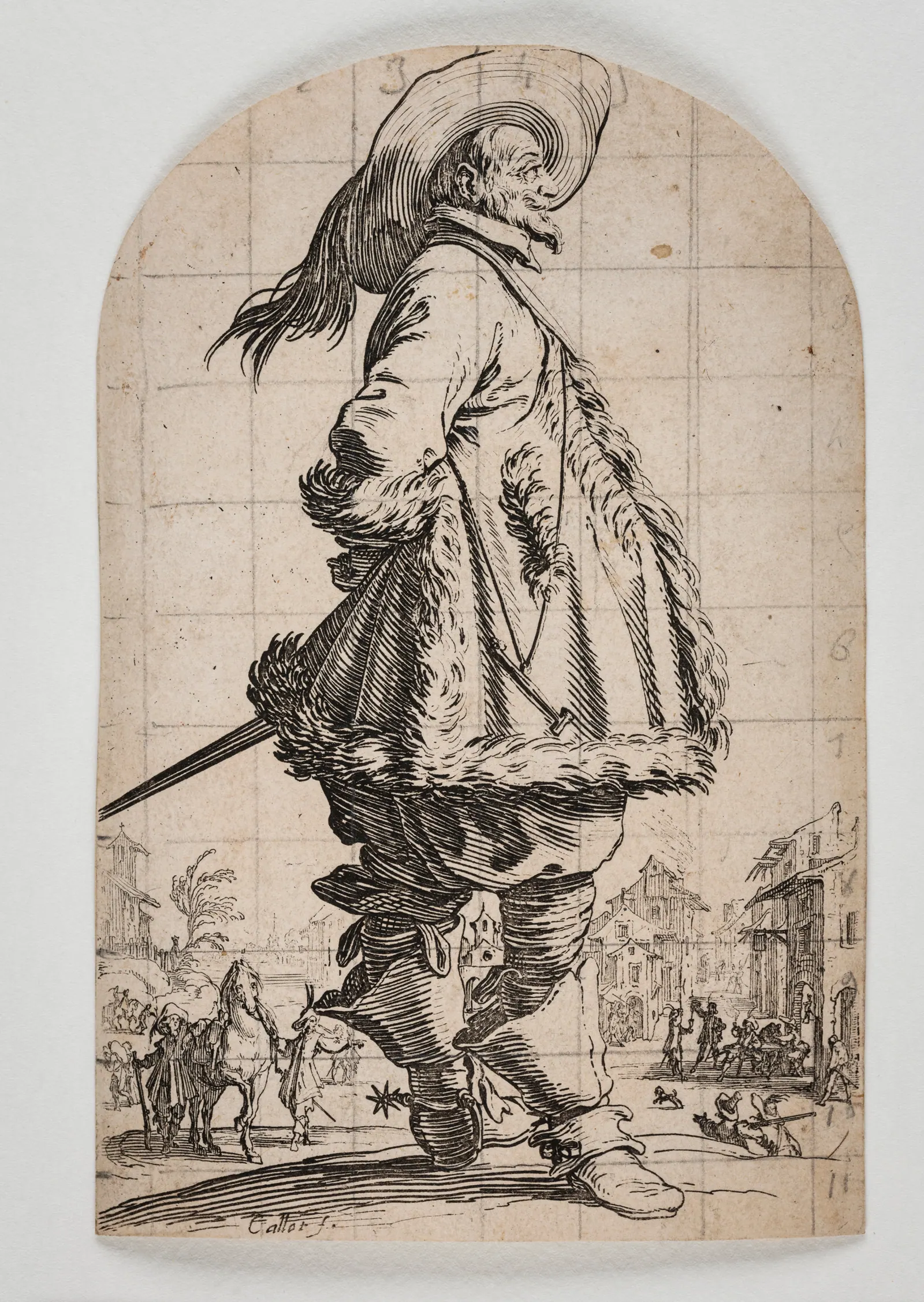The fourth etching is from the series La Noblesse, which possibly illustrates the costumes worn at the Lorraine Court, working as a counterpoint to Les Mendiants. Callot's work inf. Working makers on what indie print studios keep quiet about